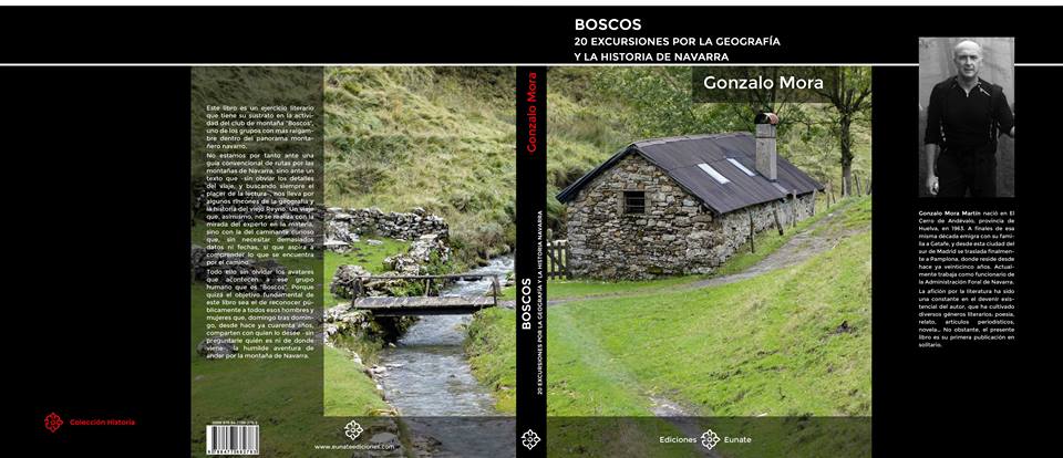 NUEVO LIBRO DE SENDERISMO POR NAVARRA; BOSCOS, 20 EXCURSIONES POR LA GEOGRAFIA Y LA HISTORIA DE NAVARRA.